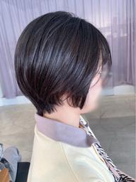【絶壁解消🙆♀️/横顔美人✨】骨格補正・似合わせ丸みショートカット+シャンプー+トリートメント