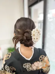 袴の着付+ヘアセット