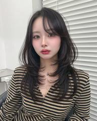 【🫧ちゅるん艶髪継続】韓国っぽ透明感カラー+ハホニコトリートメント🫧