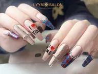 人気❤︎【長さ出し☆やり放題150分 12,800円 】華やか系・全パーツつけ放題⭐︎デザイン8本程度
