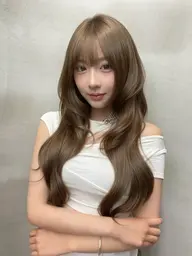 【土曜日限定♡】前髪顔周りカット+ブリーチ無しダブルカラー+トリートメント