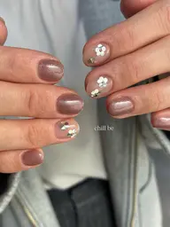 オフあり【hand】シンプル定額Designコース　付け替えオフ込み/甘皮ケア付