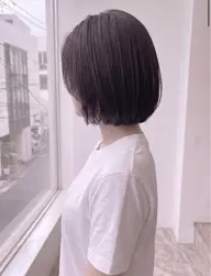 ✨モデル限定✨ レディースボブカット+白髪染めカラー+1STEPトリートメント🌿🤍