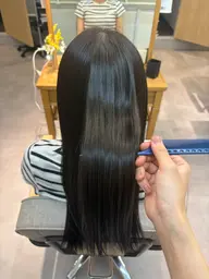 🫧🎀白髪リタッチカラー➕スパシャンプー(5分)➕ダメージ補修TOKIOトリートメント(超音波アイロン付き)🎀🫧