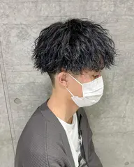 ❄️限定価格❄️メンズカット+ツイストスパイラルパーマ    お気に入り+インスタフォローで4stepトリートメント無料