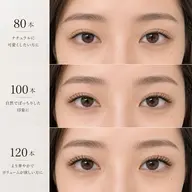 【7月限定】自然でパッチリした印象が好きな方向け！フラットラッシュ100本👀