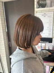 カット✨️＋ブリーチ無しファッションカラー🍒