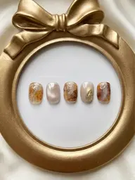 秋の上品なニュアンスネイル🍂(オフあり)
