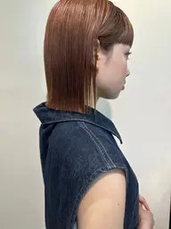 【✨🧡この夏人気予感オレンジ🧡✨】 ワンカラー+(初めての方無料)トリートメント付