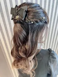 【パーツの持ち込みOK🙆🏻♀️】ダウンスタイルヘアアレンジ