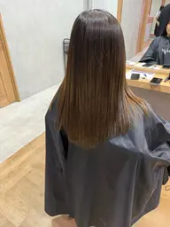 カット+髪質改善ストレート