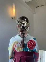 ┇お出かけやお呼ばれ┇ ヘアセット👧🏼🎀🤍