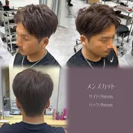 メンズカット+炭酸シャンプー 60分