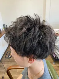 【男性限定クーポン】パーマ+カラー+カット+トリートメント【ホームケア付🔥】