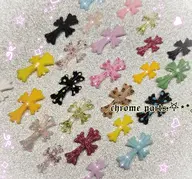 💋U24【大人気❤️‍🔥クロムパーツ✝️2個込】好きな色でOK🥺🫶✨