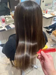 ❤️🔥【話題のトステア配合ストレートダメージレスで髪質改善韓国風ヘアに🇰🇷】カット+美髪縮毛矯正