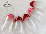 【オフあり】💅フレンチデザイン