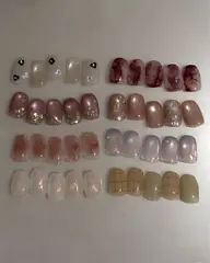 【オフあり】定額デザイン/サルプルアート/フィルイン/⚠️色変更・長さ出しNG
