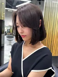 Bob cut➕2stepトリートメント✂️🫧