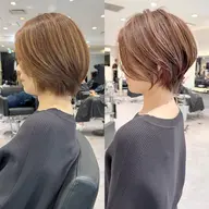 【技術向上練習メニュー】40代,50代,60代対象✂️ふんわりくびれショートカット✂️