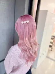 【リピーター様限定🌷𓈒𓏸何回でも使える❗️】処理剤サービス付き✨️リタッチ+カラー+髪質改善トリートメント