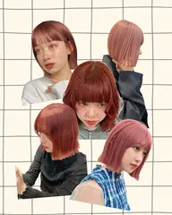 ブリーチ無しダブルカラー