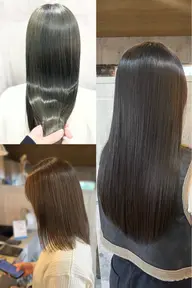【カットなし】サラツヤ縮毛矯正+トリートメント