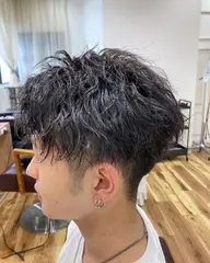 【メンズカット&パーマ人気No.1】メンズカット+ツイスパパーマ+炭酸ケア