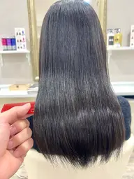 【透け感欲しいけどダメージ怖い方向け】透明感カラー＋カット＋トリートメント ✅抜けた後もキレイをキープ