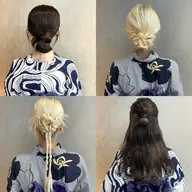 🎀浴衣着付け+選べるヘアセット🎀