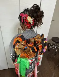 七五三7歳着付けヘアセット