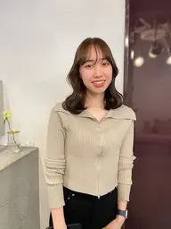 透明感カラー + 艶感2step トリートメント