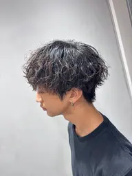 【メンズ再来】カット+波巻きorツイストスパイラル
