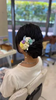 【浴衣ヘアセット】夏祭り花火大会に♪