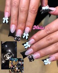 ロング長さだし💅フレンチ
