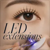 圧倒的持続力✩⡱【LEDフラットラッシュ100本】コーティング付き|J.C.D.L.カール