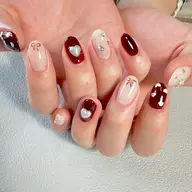 ミニモ限定♥️セレモニーにも💕画像持ち込みOK😃ニュアンス・シンプルネイル☀️オフ無料♪