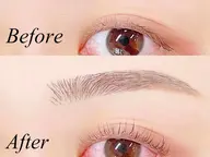 学割U24🎓《ナチュラル眉🌱》美眉アイブロウWAX＋間引き (メイク込) ¥4500