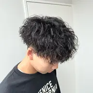 【ミニモ限定】メンズカット＋ツイストスパイラルパーマ＋眉カット