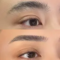 【2回目以降ご来店の方限定】 男女問わず⭐️眉毛脱毛ワックス+毛量カット+毛抜き!女性は女性スタッフ対応可能でメンズOK