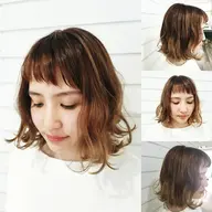 ちょっぴりイメチェン前髪カット+カラー＋潤いトリートメント✨✨