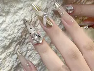 10本長さだし+10本アート.パーツ、ストーン放題プレミアム定額コース