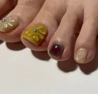 フットネイル持ち込みデザイン※事前に画像を頂いております。