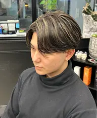 【men's限定】ハイライト+ケアカラー+クイックトリートメント