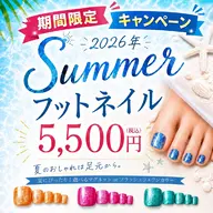 【期間限定30%OFF&オフ込み】夏を先取り🌻選べるマグネットorフラッシュラメ✨フットワンカラー