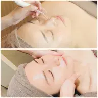 毛穴洗浄+小顔ほぐし+お顔のシェービング🛁