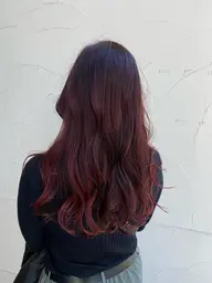 似合わせカット+バレイヤージュ+カラー🌹