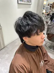 【EARTH名駅店 初来店限定】カット+パーマ+透明感カラー ¥10,900