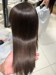 地毛風ストレート（縮毛矯正）💫×トリートメント×カット