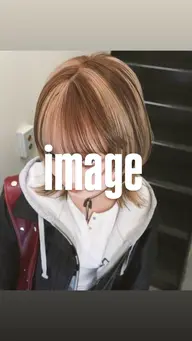 【レディース限定】デザインカラー+カット!どんなデザインでも!事前にスタイル画像送ってください!